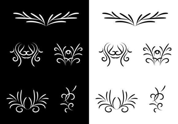 Download Decorative Border in Retro Style - Decor Collection