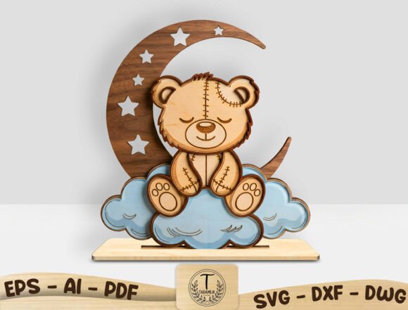 Download Baby Nursery Decor Laser Cut File SVG - Decor Collection