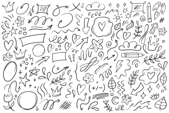 Download Decorative Doodles - Decor Collection