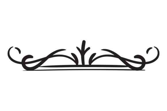 Download Vintage Curve Header. Decorative Black L - Decor Collection