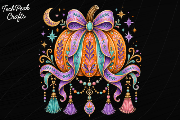 Download Decor Boho Pumpkin Bow PNG - Decor Collection