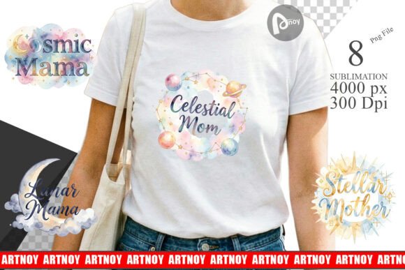 Download Celestial Boho Mother Quotes Sublimation - Premium Bundle