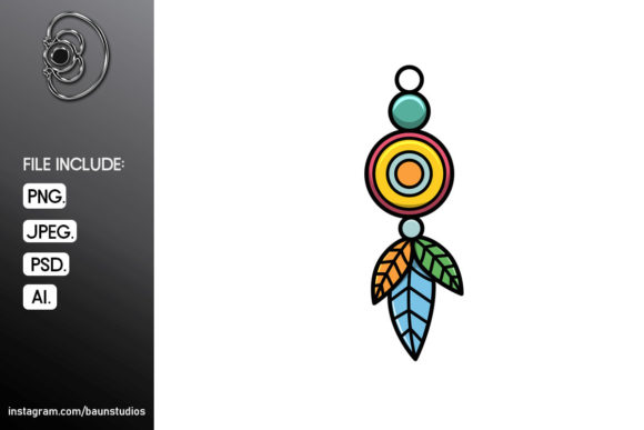 Download Hanging Decor Boho Cartoon Illustration - Decor Collection