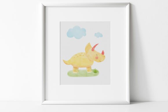 Download Yellow Dinosaur Nursery Wall Art - Nursery wall art Collection